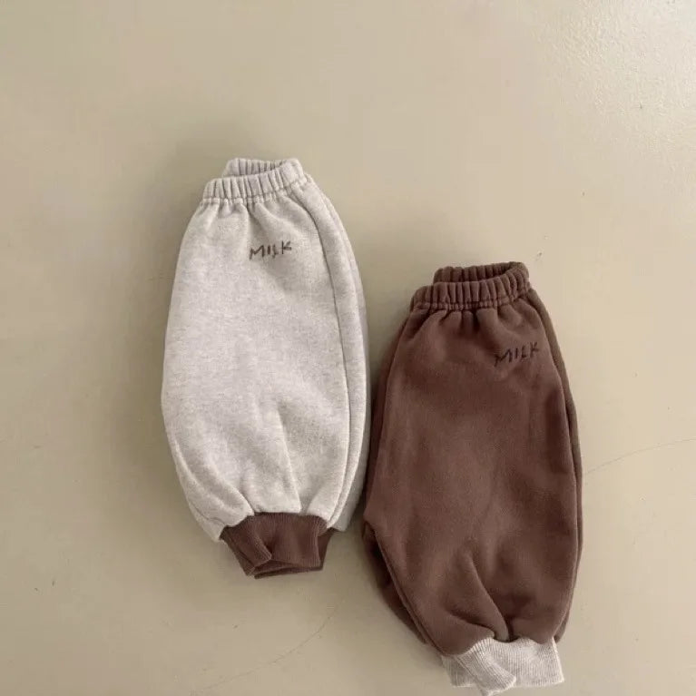 Cozy Velvet Fleece Pants for Baby Boys & Girls